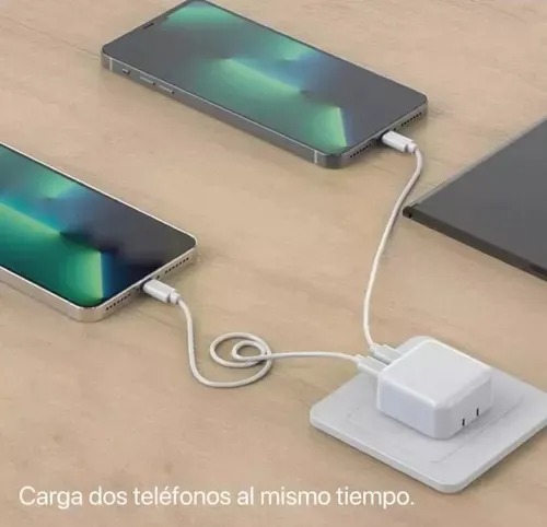 Miniatura 4 de Cargador iPhone Doble cable Lightnin 50w